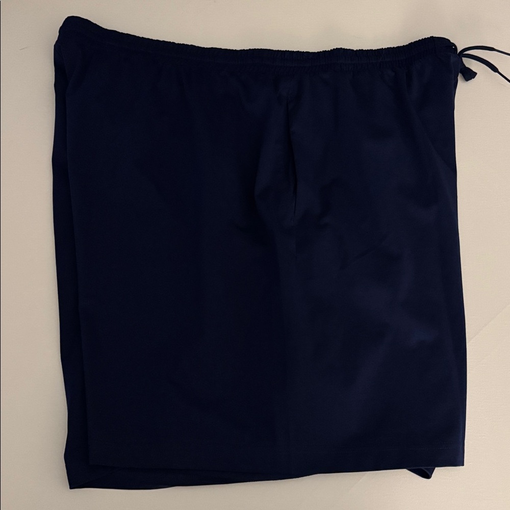 Adidas Knit Shorts Mens 4X Tall Navy - Picture 4 of 4